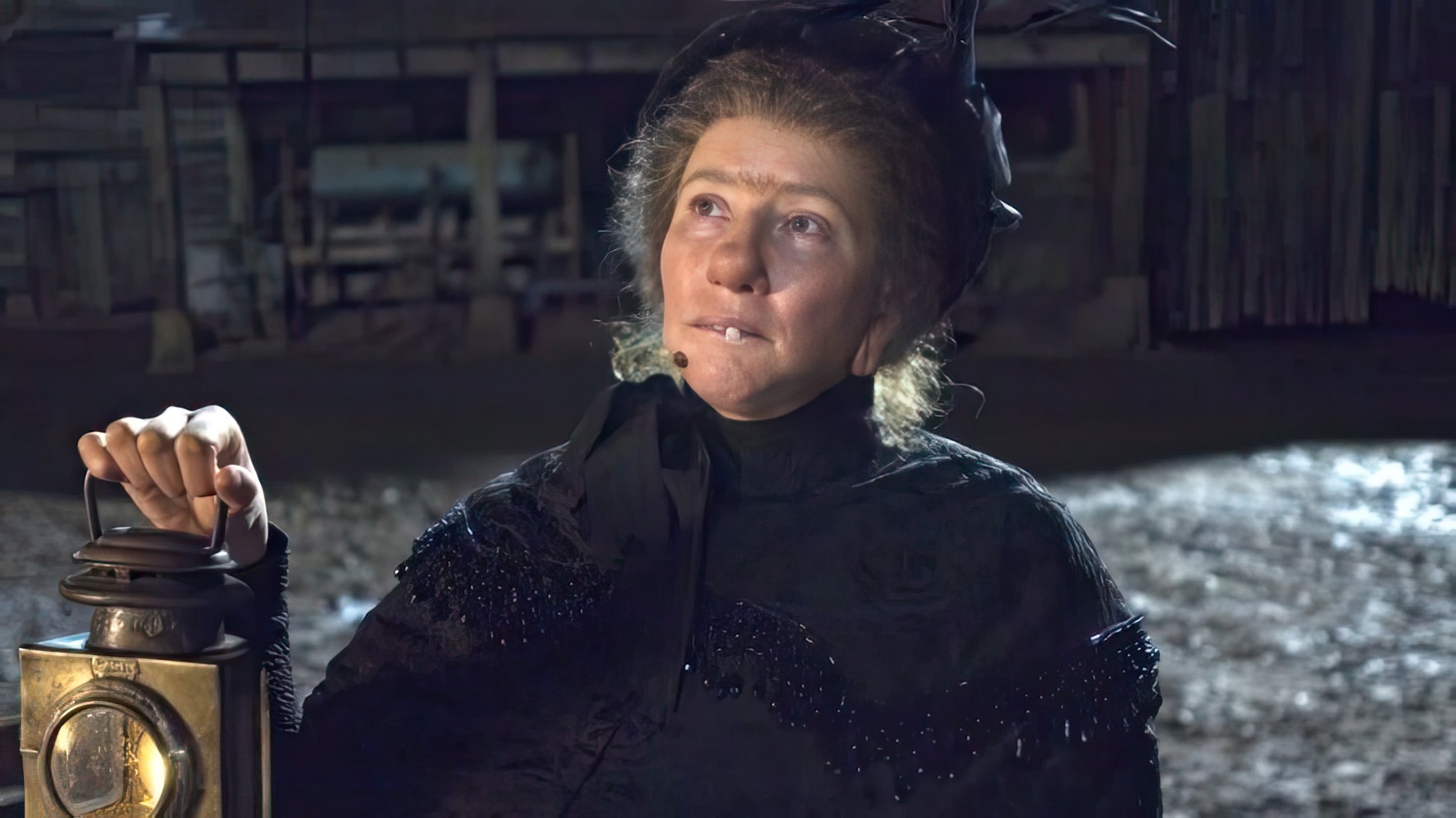 A maquilhagem de Emma Thompson no filme "Nanny McPhee"