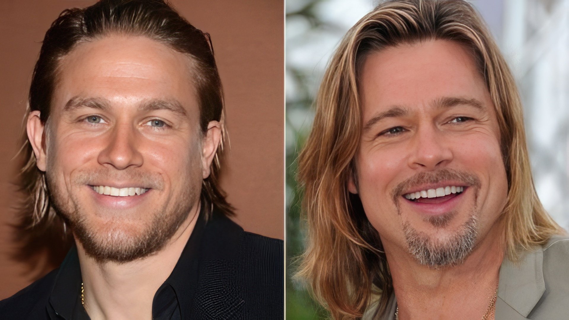 Charlie Hunnam e Brad Pitt são parecidos