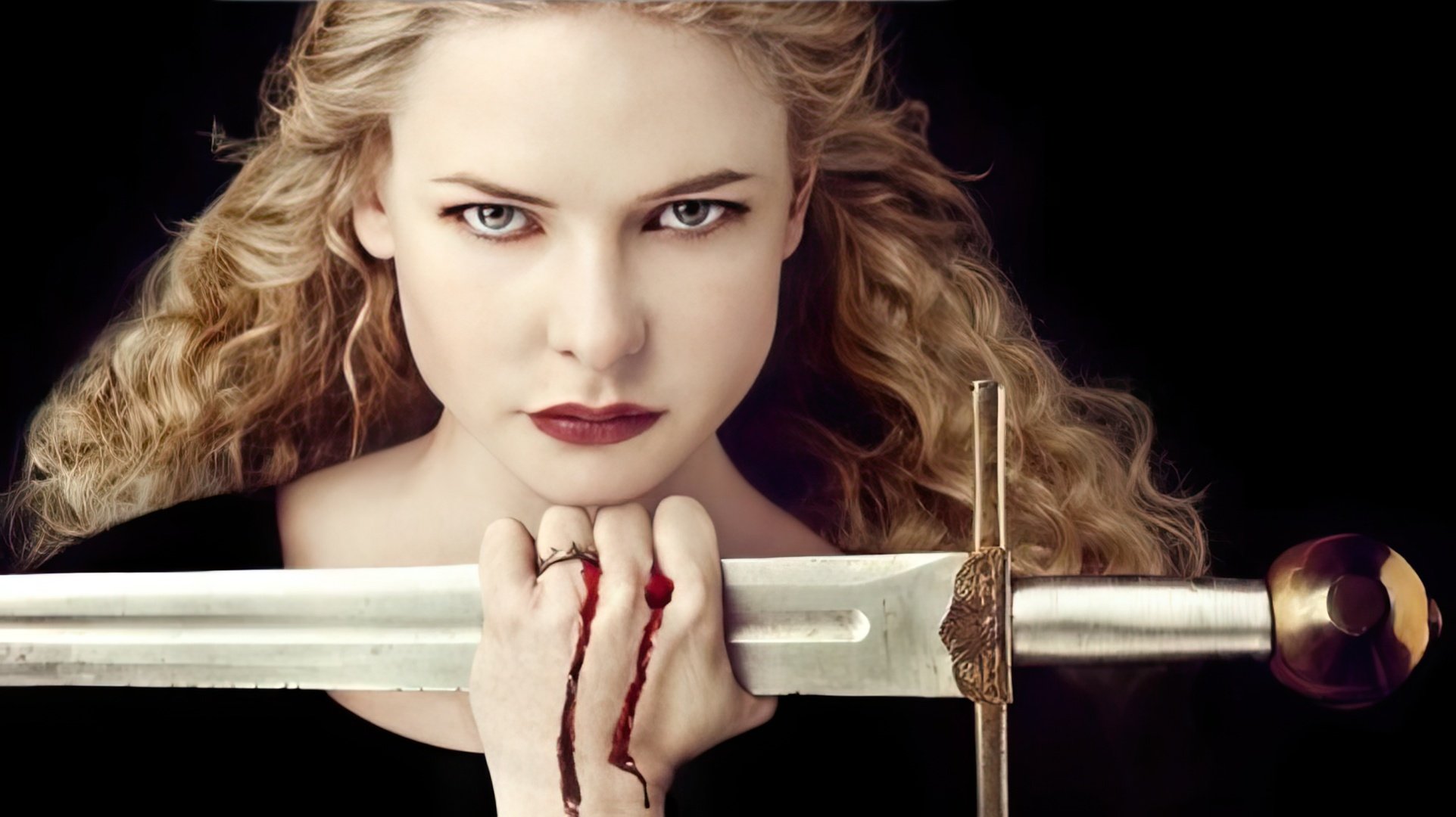 Rebecca Ferguson no cartaz da série