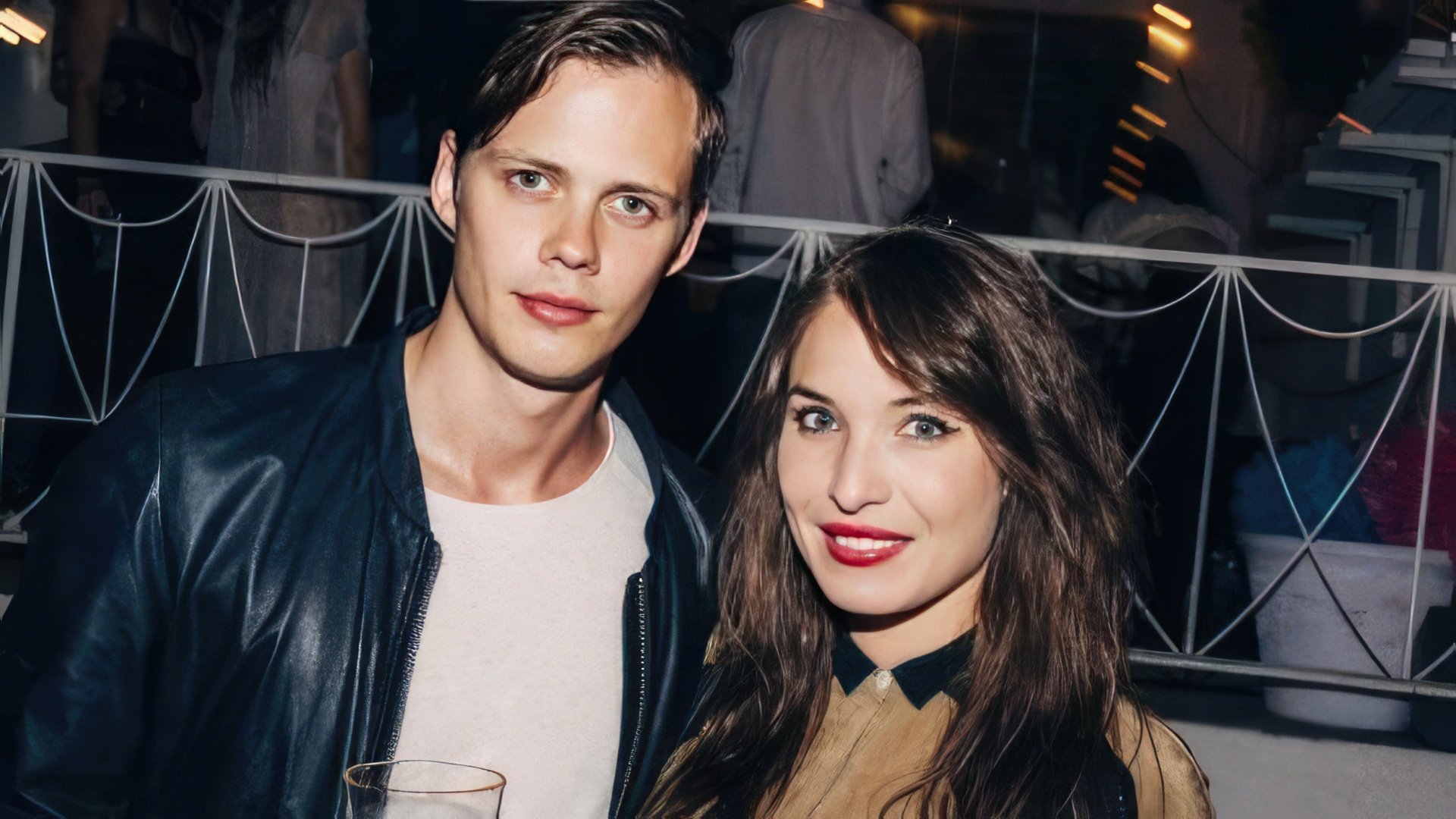 Bill Skarsgård e a sua namorada Alida Morberg