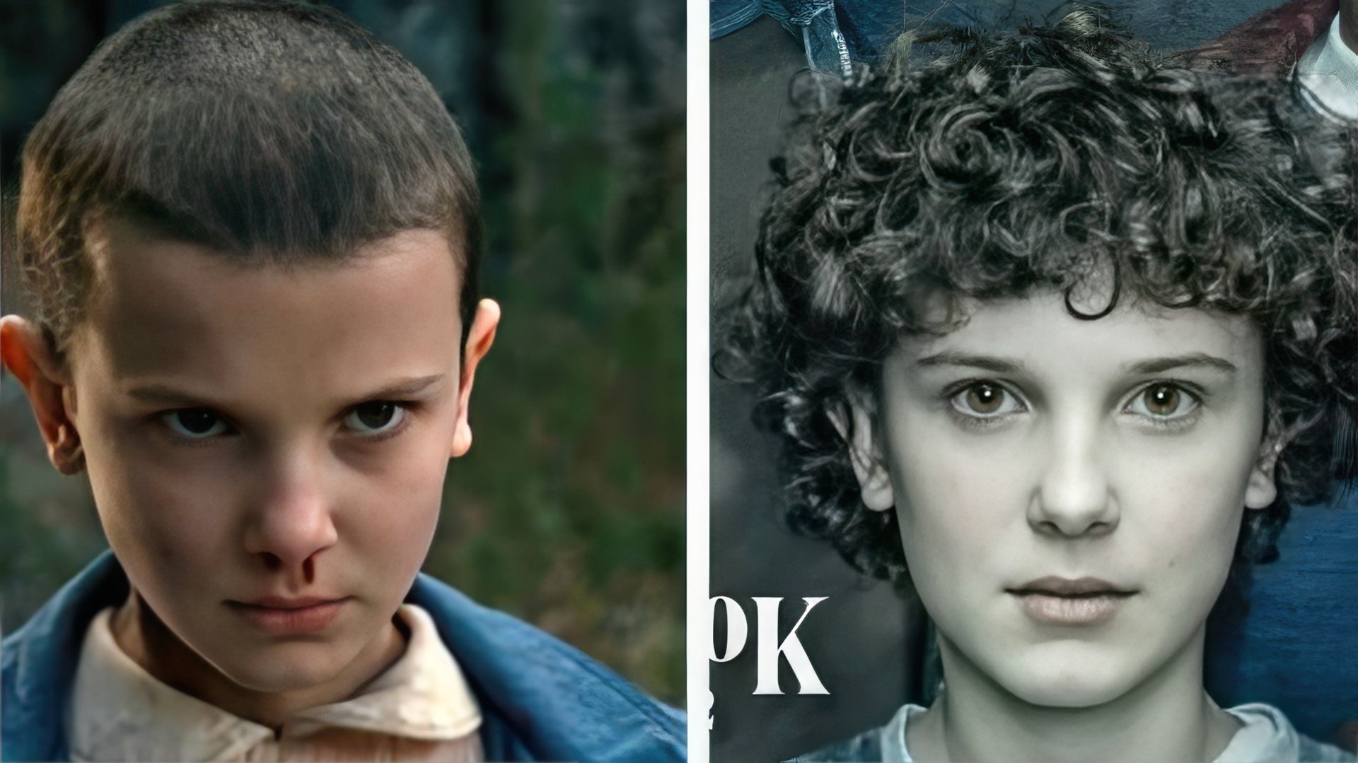 Na segunda temporada a rapariga mudou de penteado