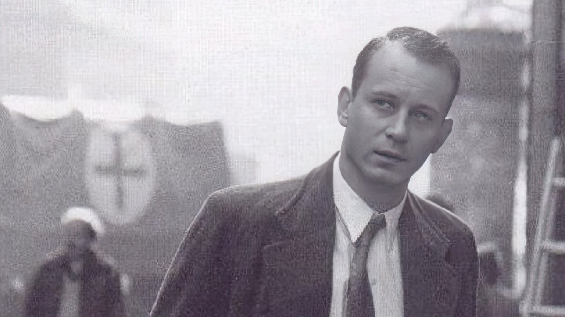 No set do filme 'Good Evening, Mr. Wallenberg'