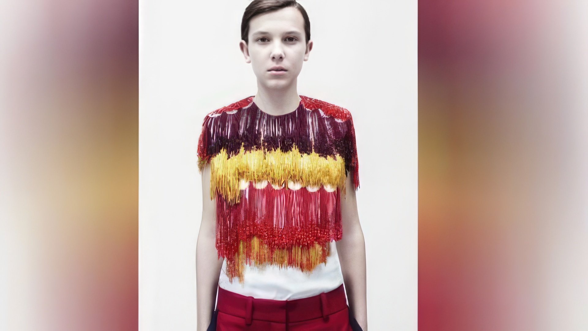 A atriz tornou-se modelo da Calvin Klein