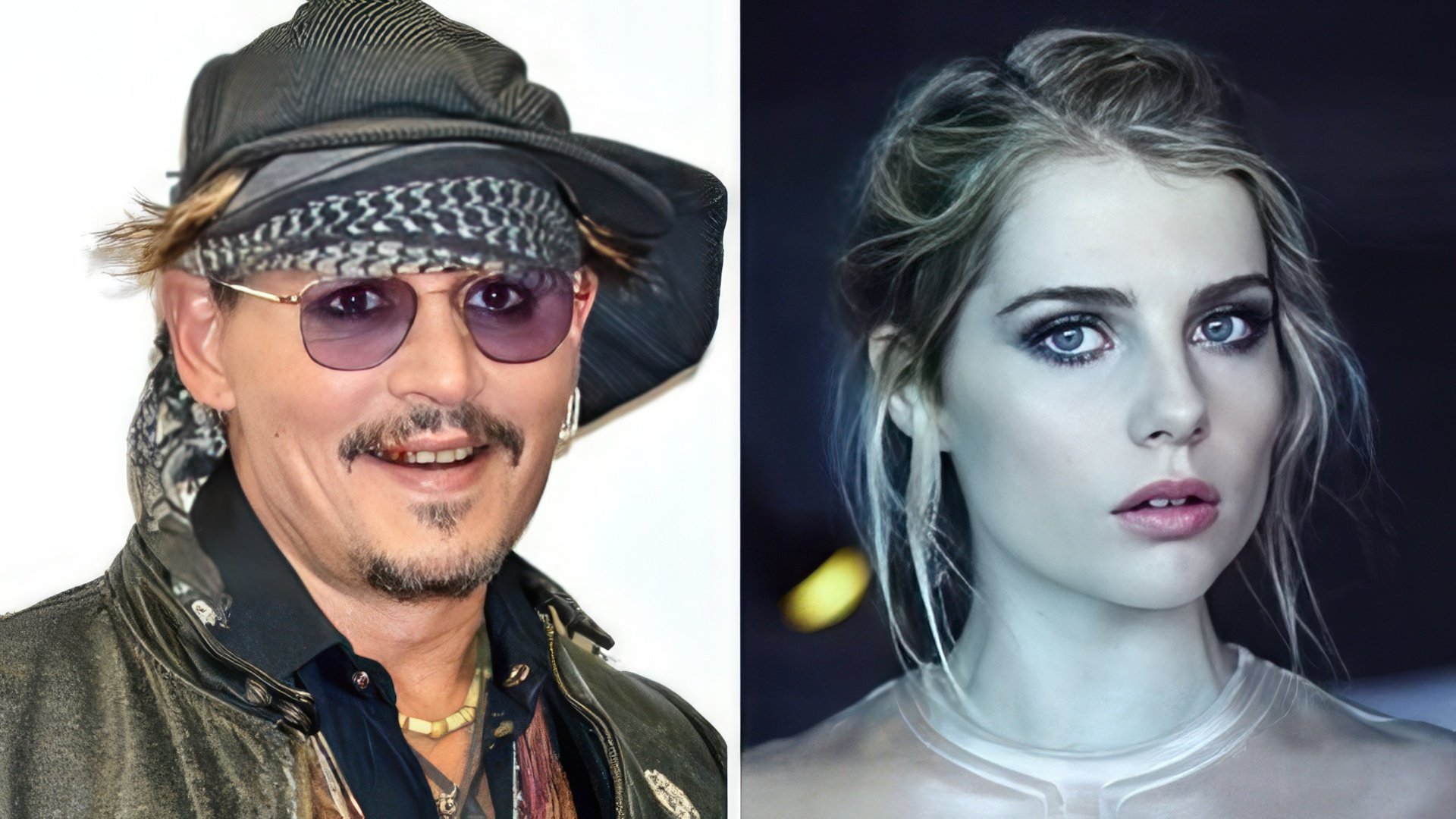 Houve rumores de que Lucy Boynton e Johnny Depp estavam a namorar