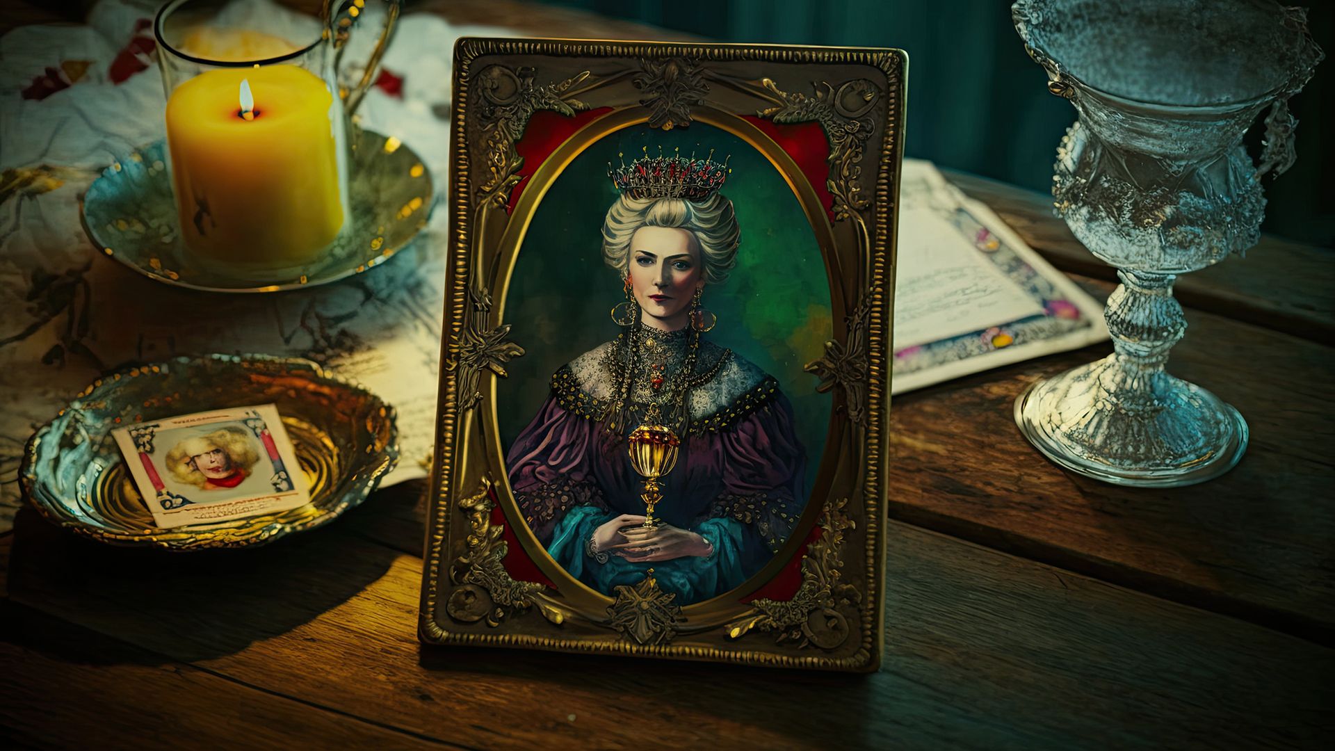 A Imperatriz encarna a imagem de uma governante sábia