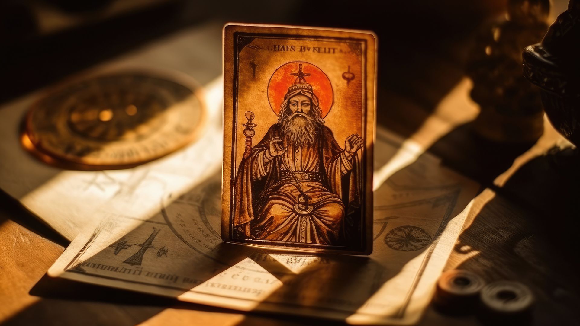 A carta simboliza a busca por sabedoria superior