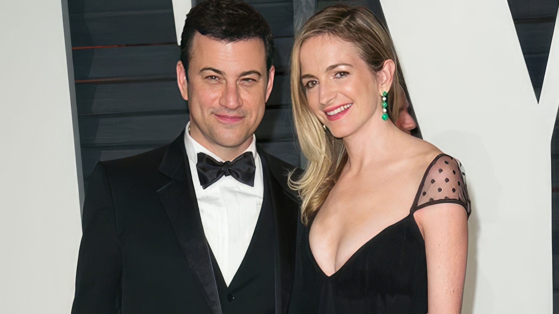 Jimmy Kimmel e a sua esposa Molly McNearney