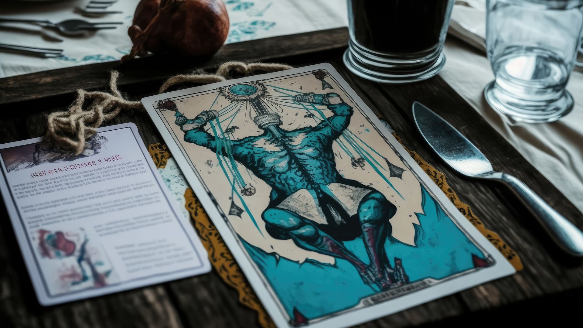 O Enforcado fala de uma vontade de sacrificar por um objetivo superior