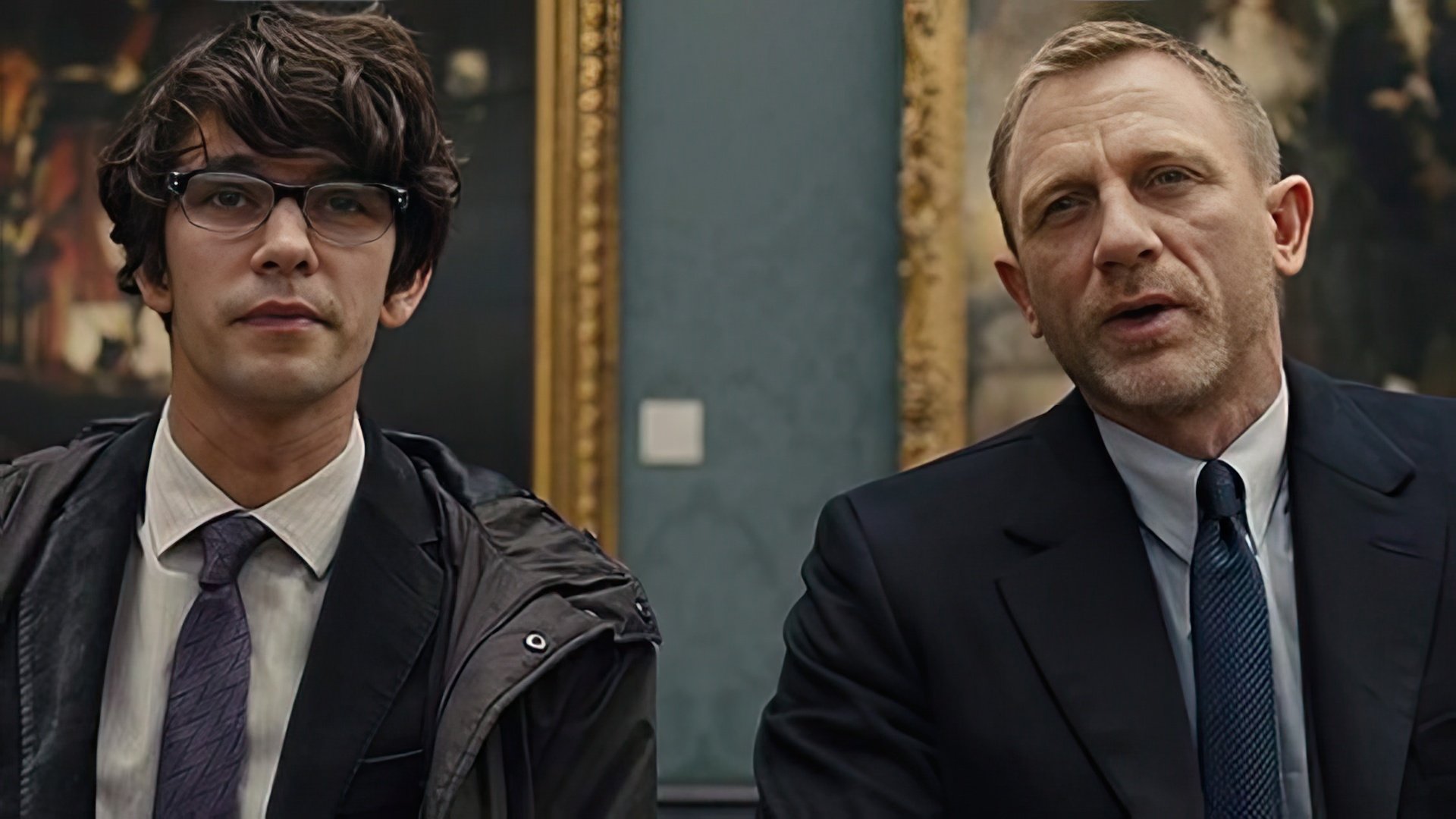 Ben Whishaw e Daniel Craig em "007: Skyfall"