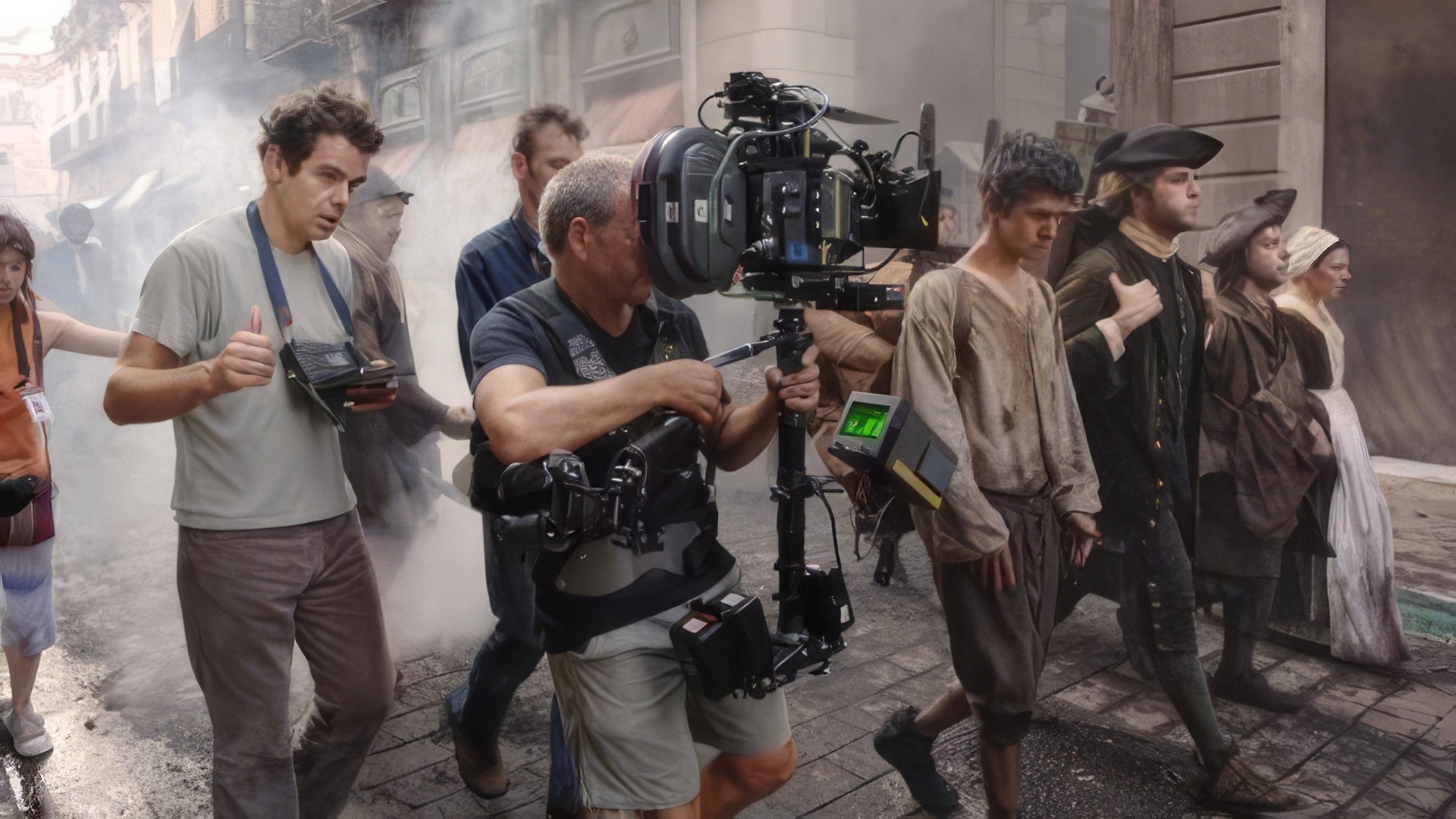 No set de filmagens de "Perfume: The Story of a Murderer"