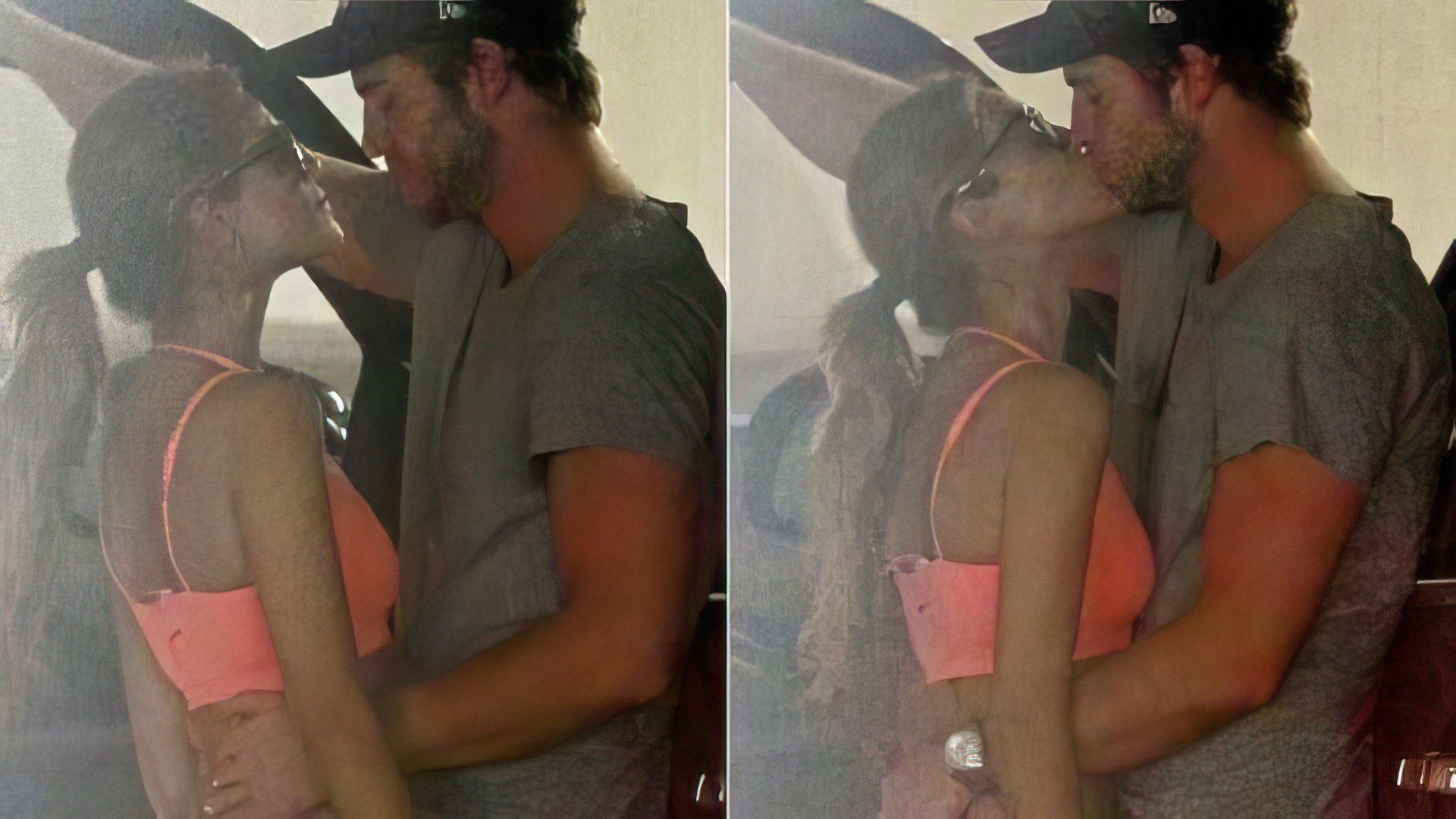 Liam Hemsworth e Eiza González aos beijos