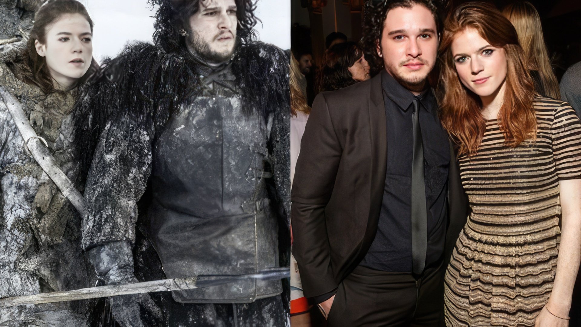 O romance de Kit Harington e Rose Leslie ganhou vida
