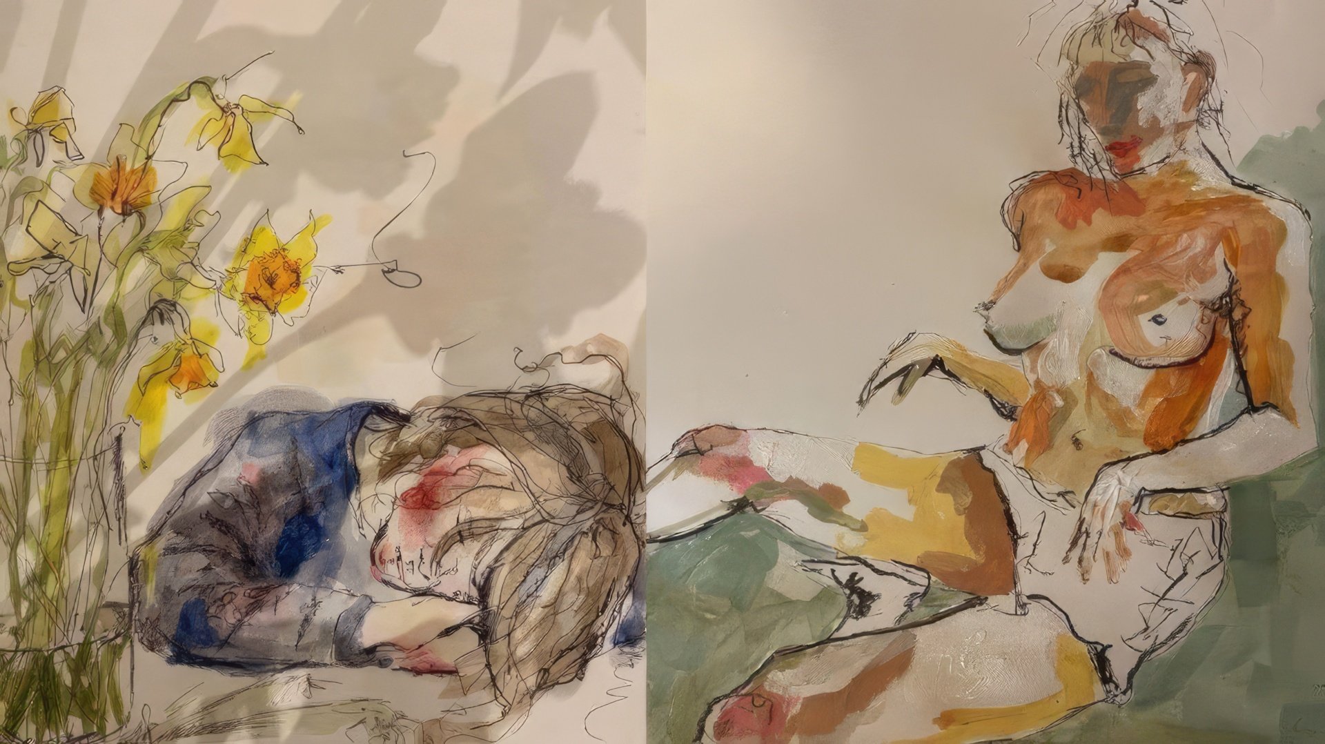 Desenhos de Freya Allan