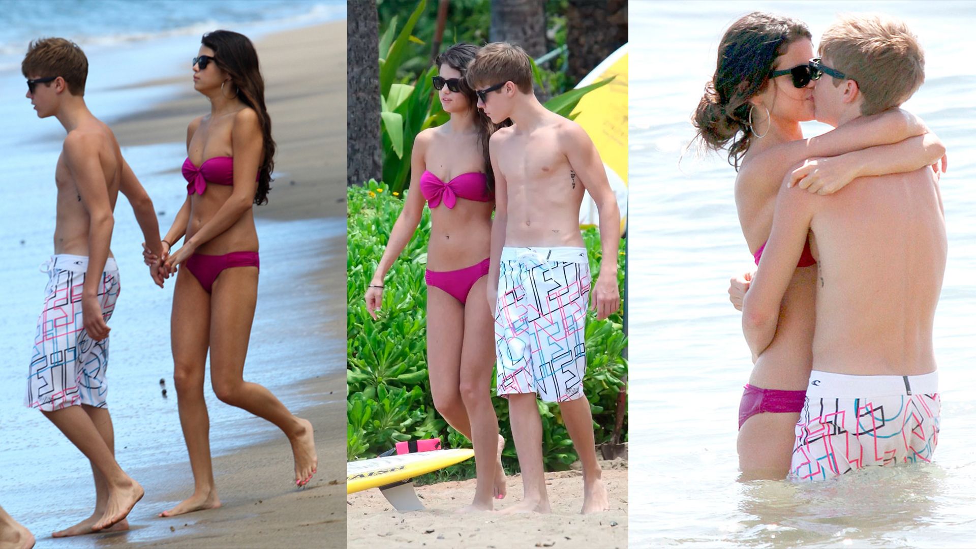 Os paparazzi apanharam Justin e Selena