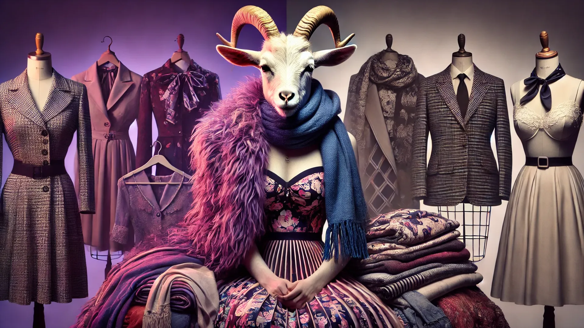 O guarda-roupa de uma Cabra é tão mutável quanto ela própria