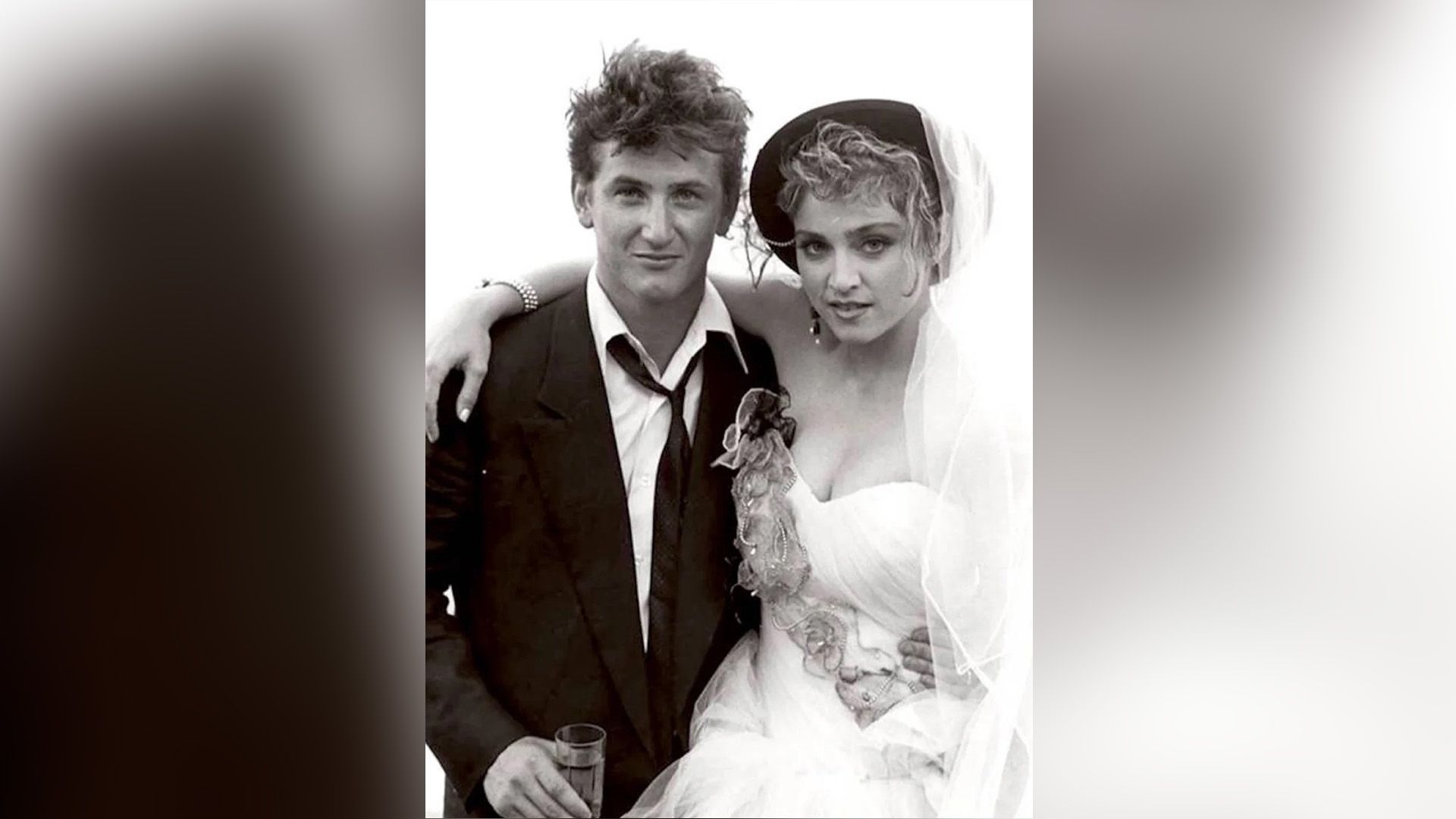 Foto de casamento de Sean Penn e Madonna