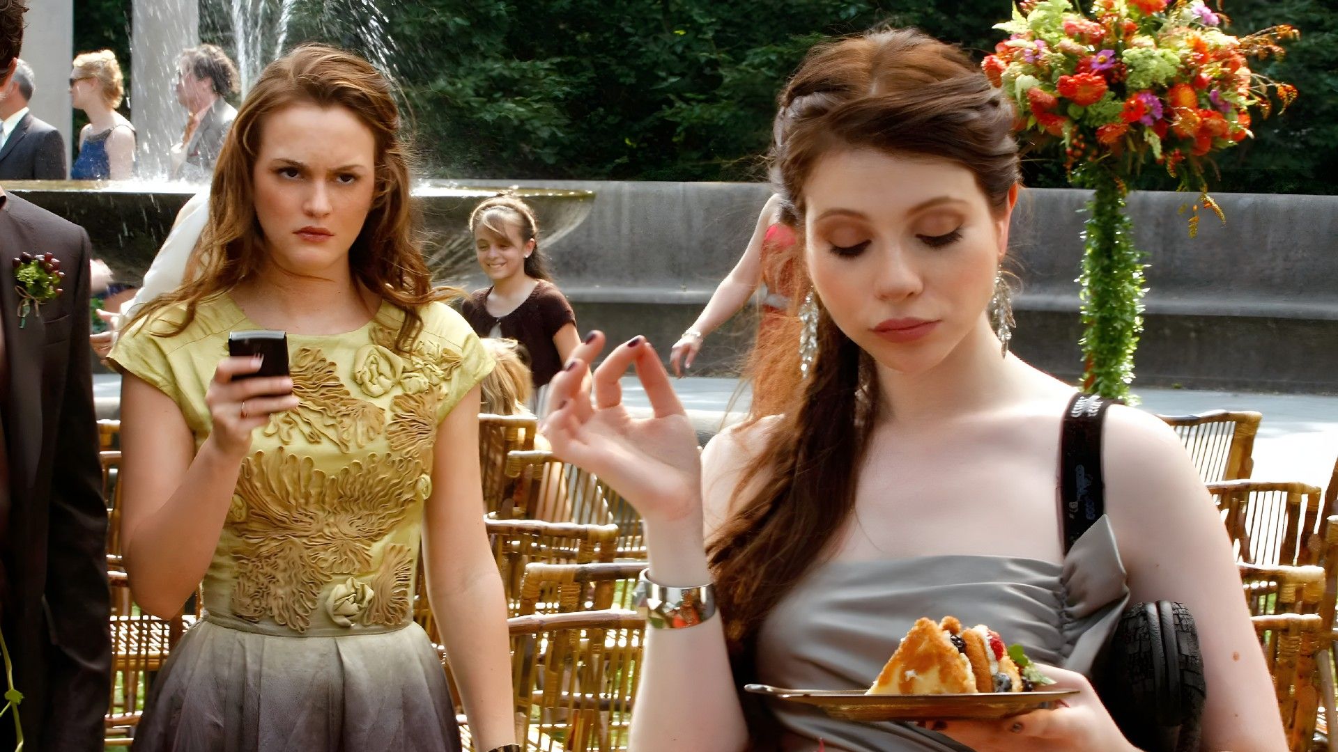 Leighton Meester e Michelle Trachtenberg na terceira temporada de 'Gossip Girl'
