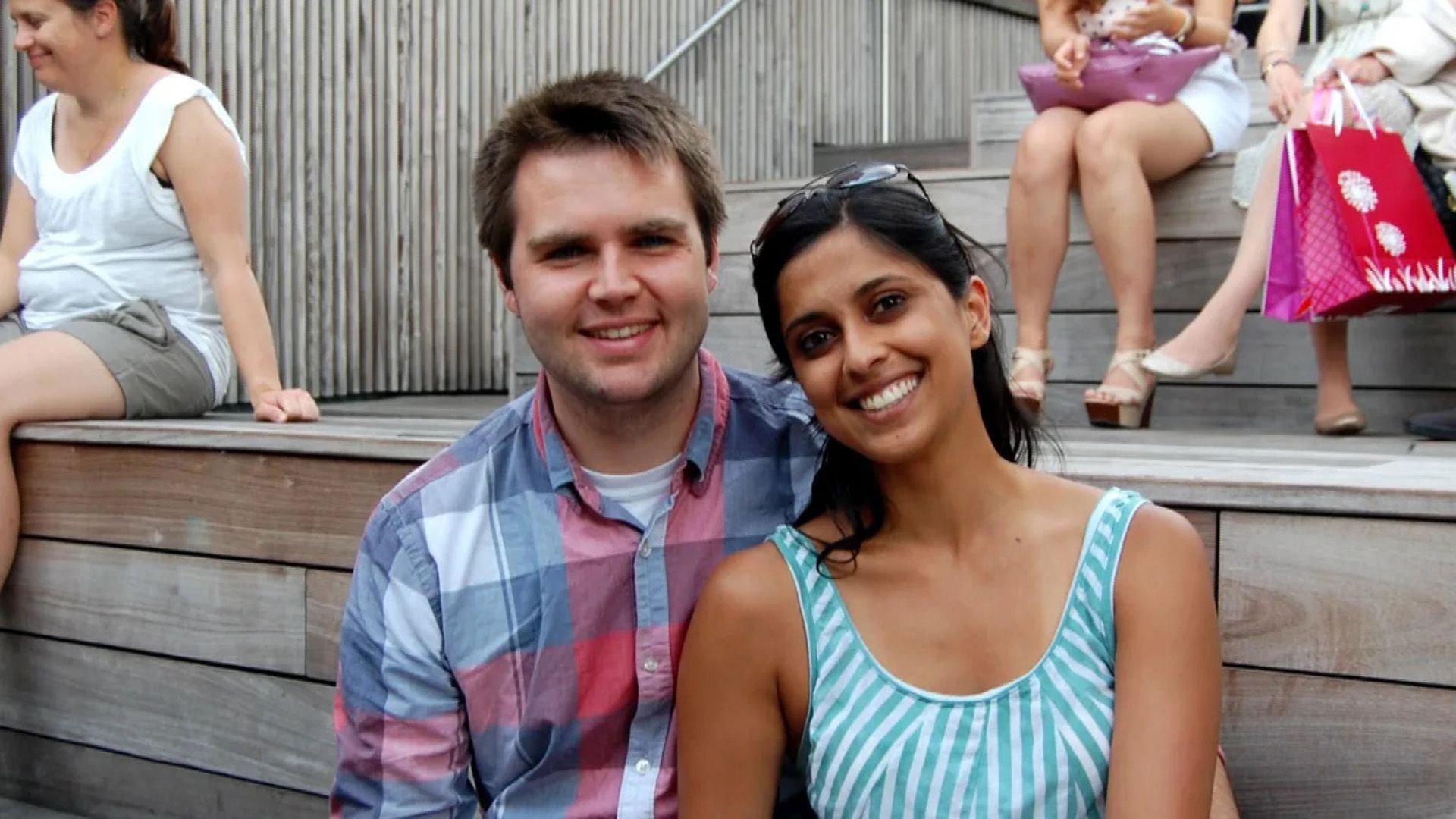 J.D. Vance e Usha Chilukuri na juventude