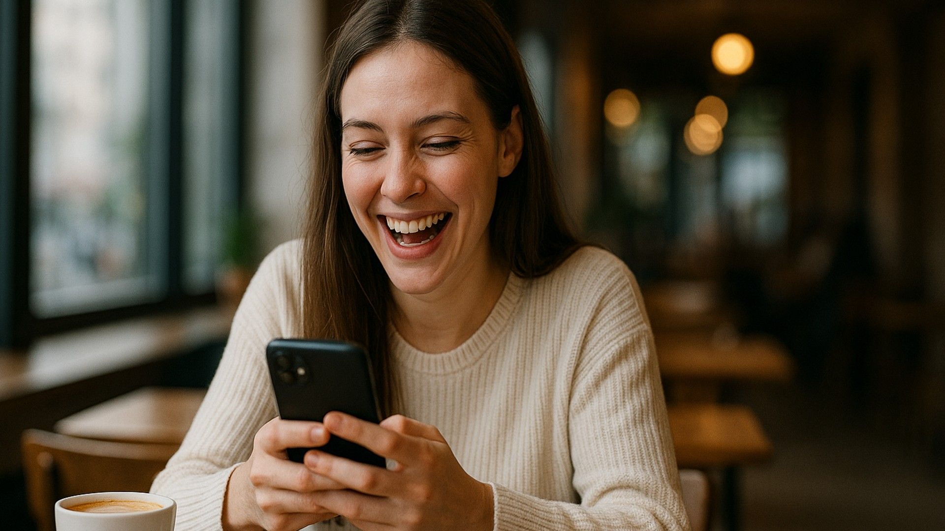 Uma mulher Gémeos tem saudades de alguém e troca mensagens no messenger