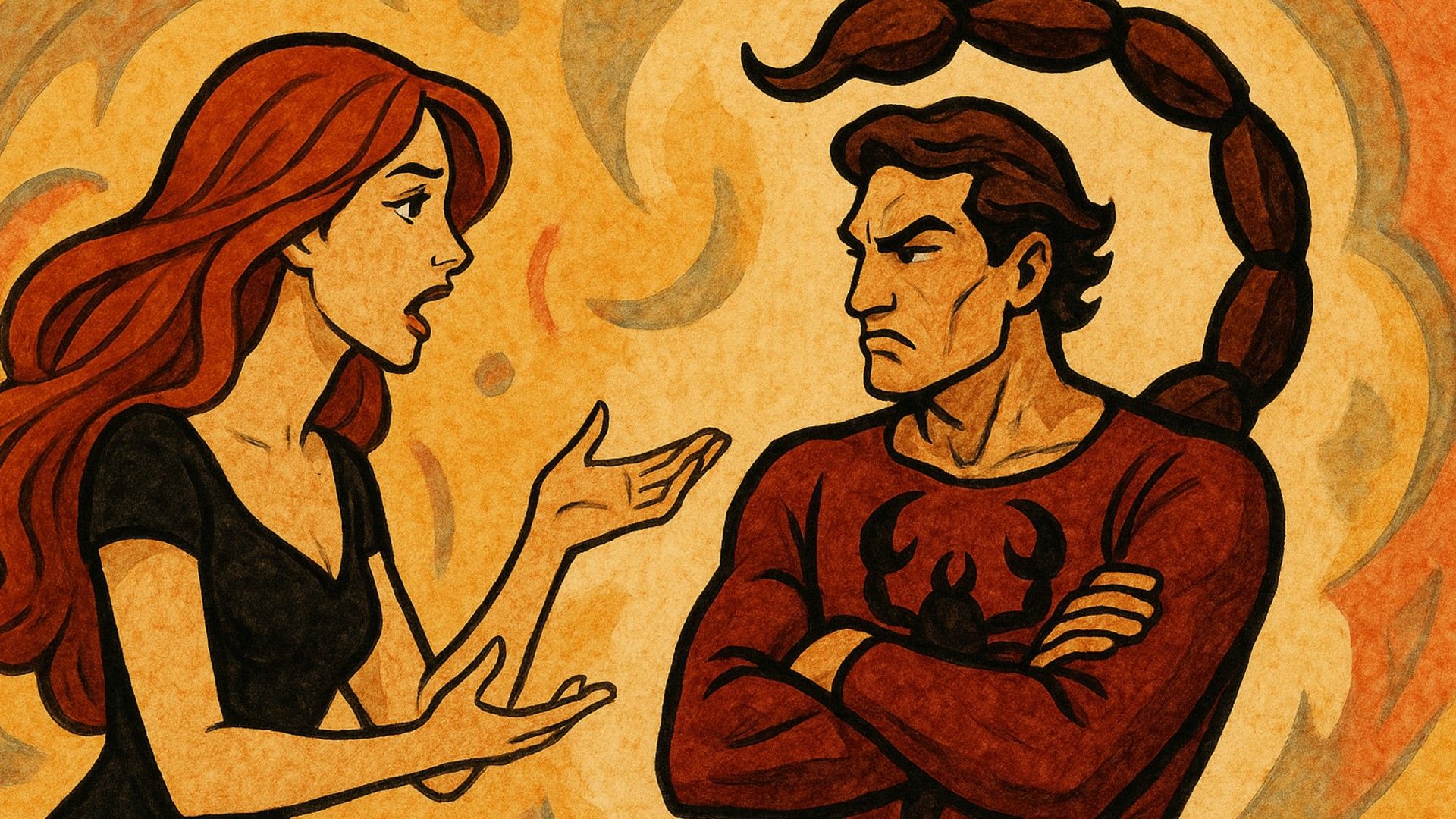 Homem Escorpião Não Aceita Pedido de Desculpas da Mulher