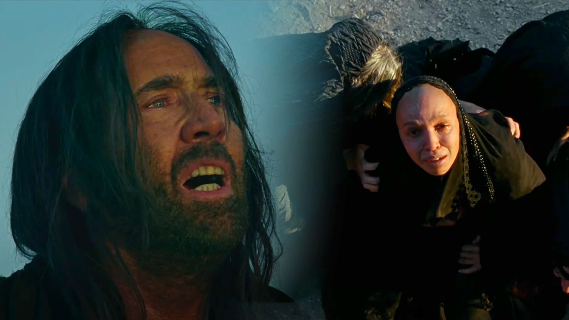 Nicolas Cage de Cabelo Comprido Chora e Reza no Trailer de "The Carpenter's Son" Sobre a Infância de Jesus Cristo