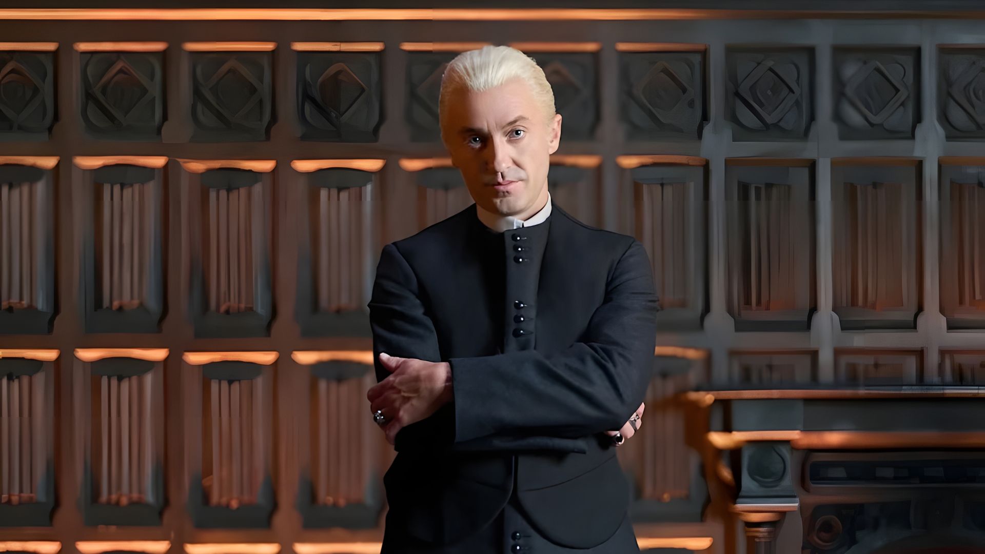 Tom Felton como Draco Malfoy adulto